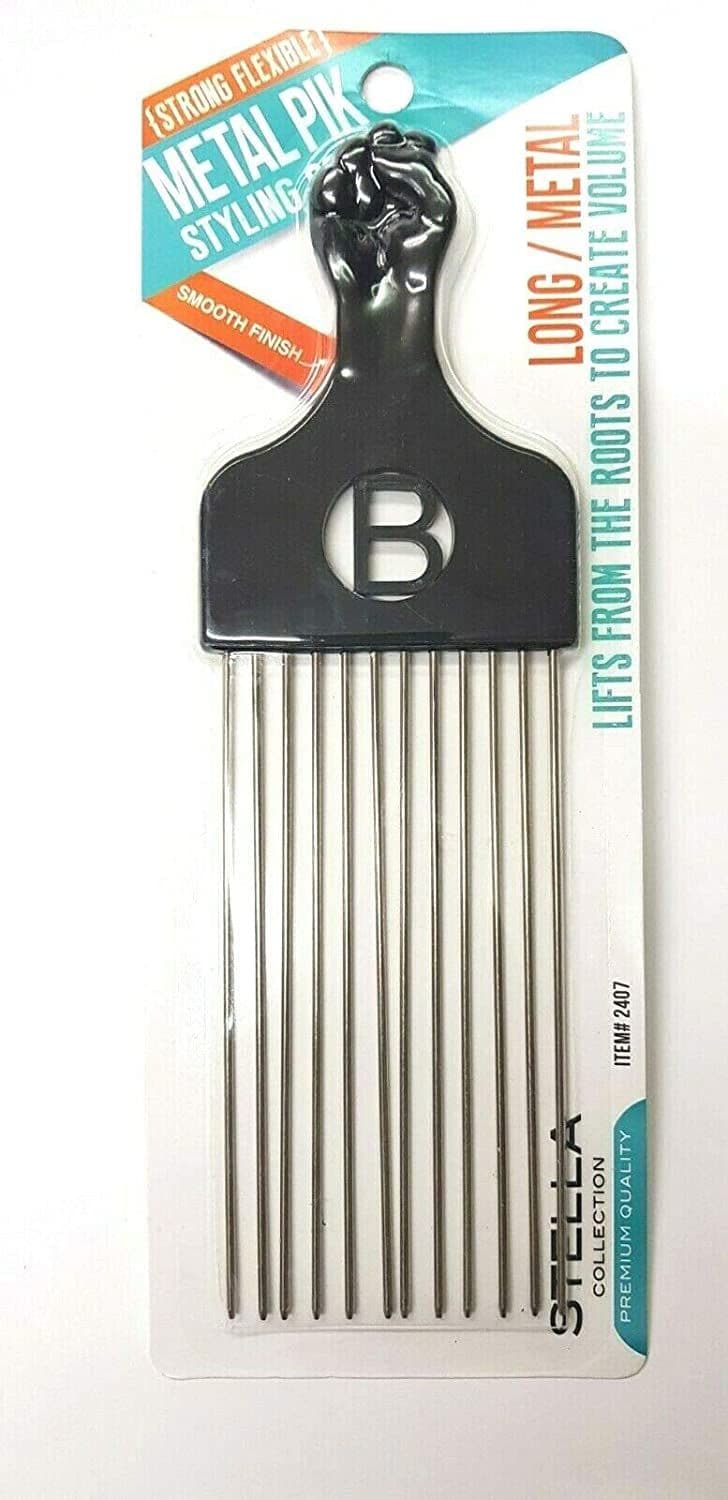 Stella Collection Metal Pik Comb Long - 2407