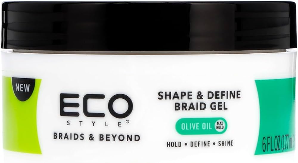 Eco Style Braids and Beyond Shape and Define Braid Gel 6oz