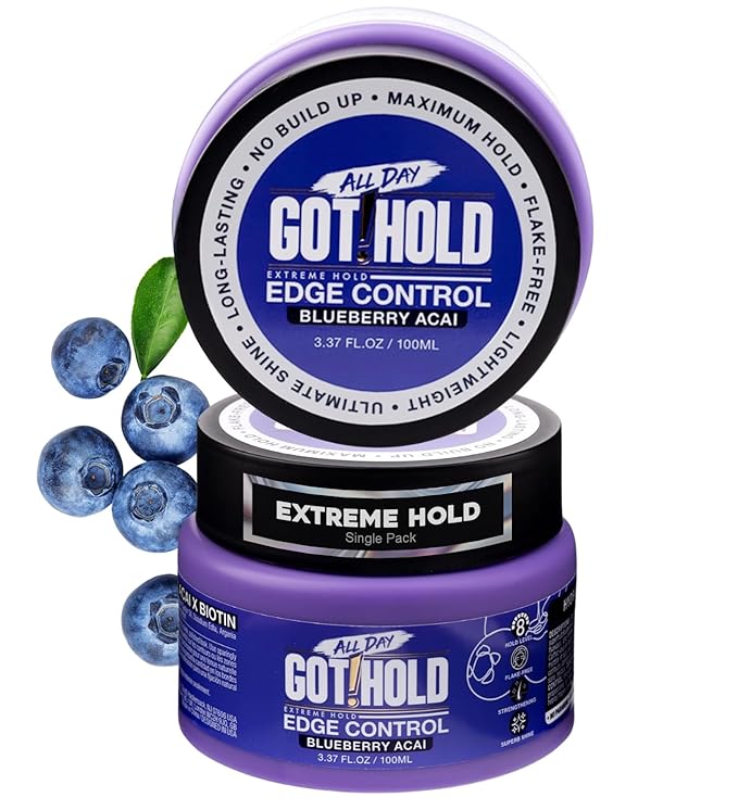 EBIN All Day Got Hold Edge Control - Blueberry Acai 100ml