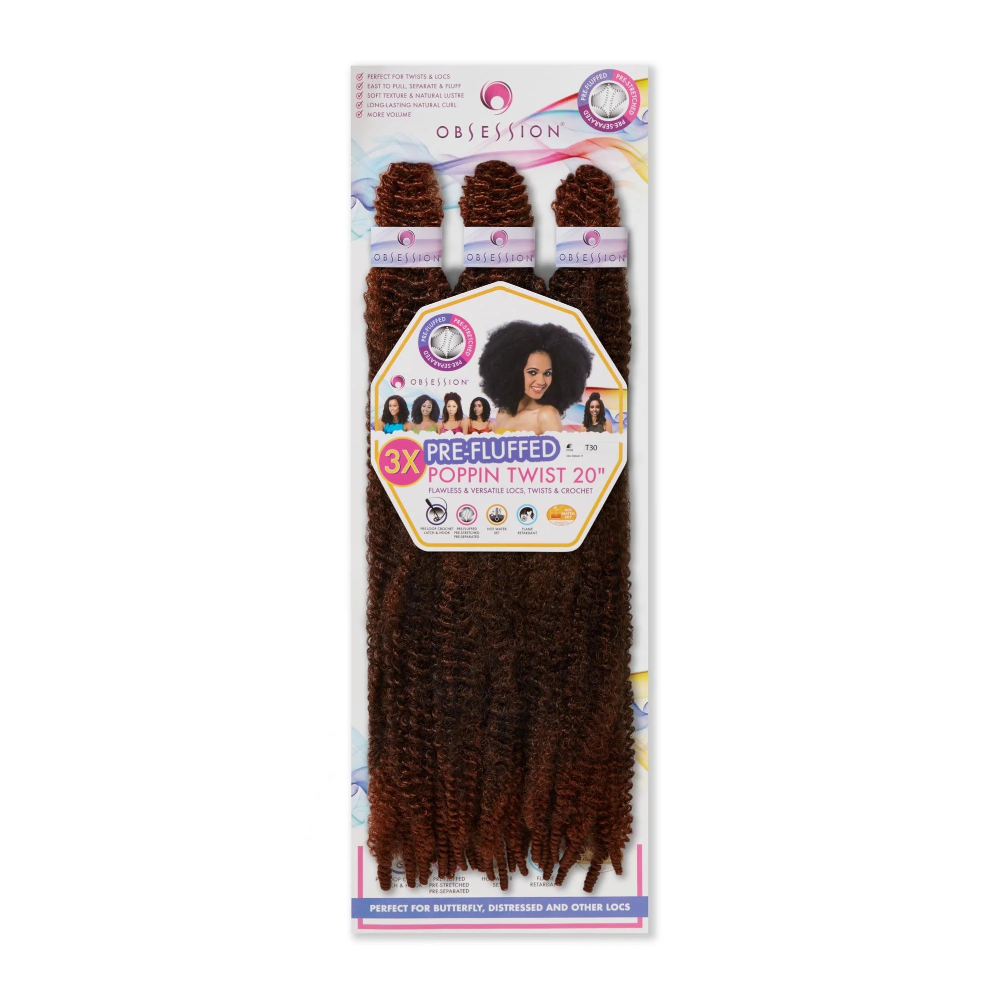 Obsession 3x Poppin Twist Bulk 20in