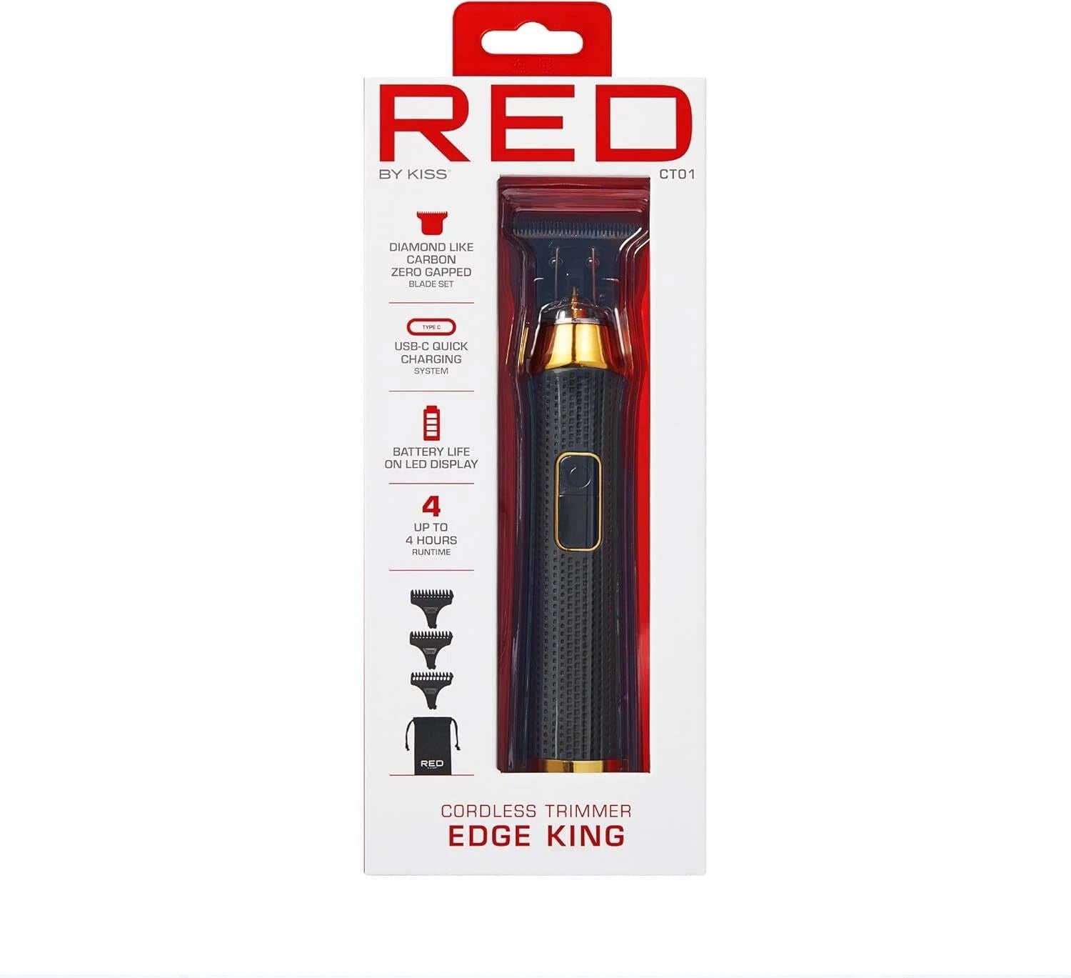 Red by Kiss Edge King Cordless Trimmer