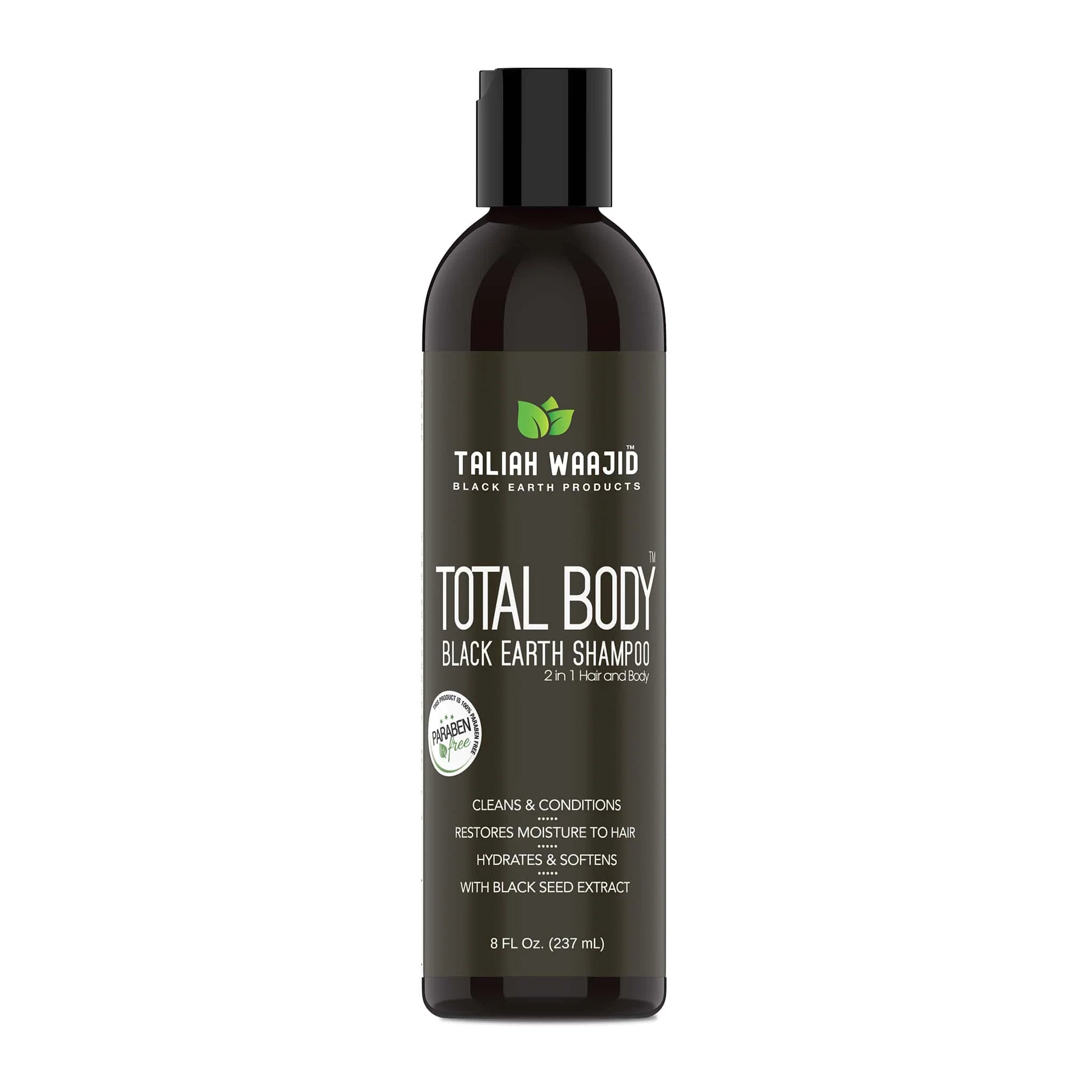Taliah Waajid Total Body Black Earth Shampoo 8oz