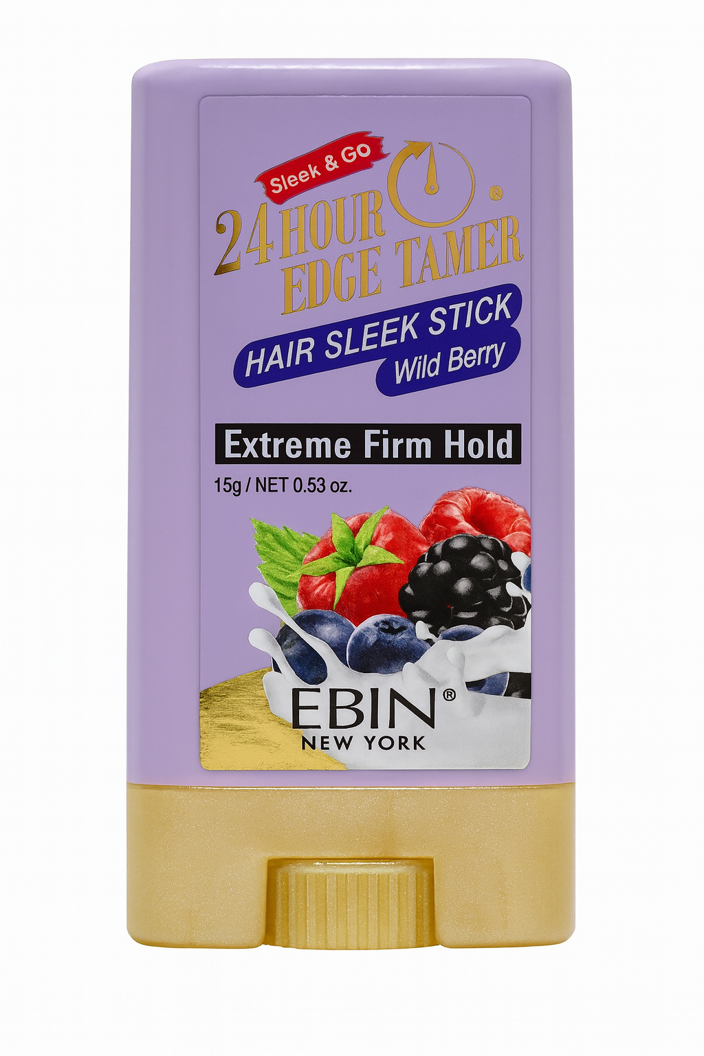 EBIN 24hr Edge Tamer Sleek Stick Wild Berry 15g