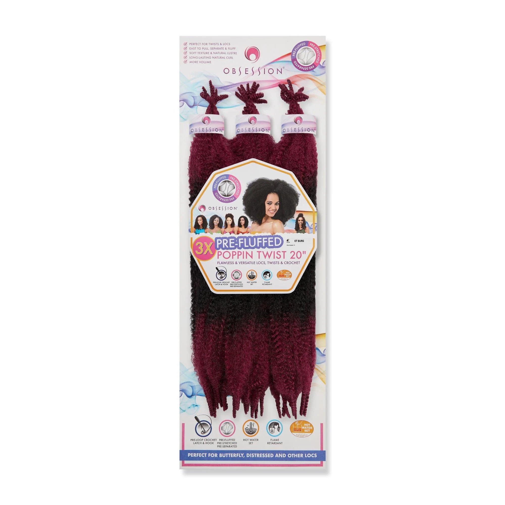 Obsession 3x Poppin Twist Bulk 20in