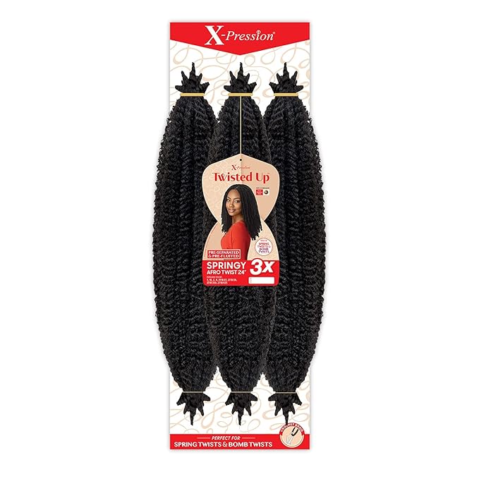 Xpression Twisted Up 3x Springy Afro Twist 24in