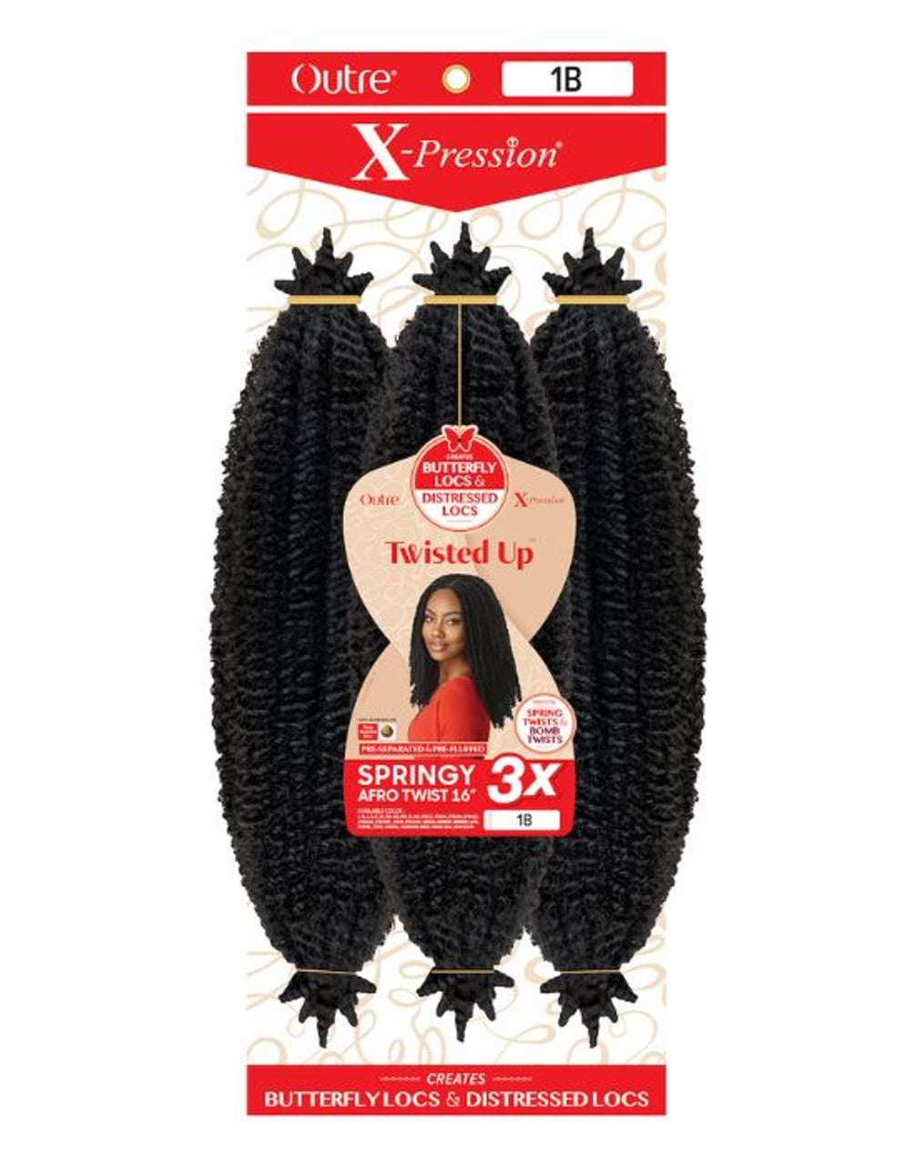 Xpression Twisted Up 3x Springy Afro Twist 24in