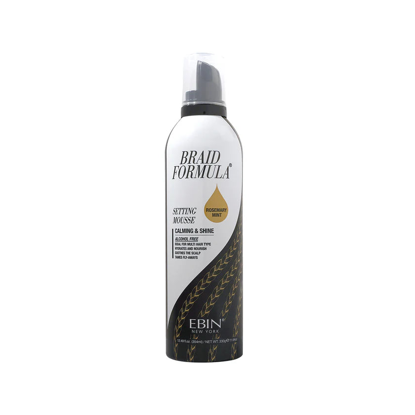 EBIN Braid Formula Setting Mousse - Rosemary Mint 354ml
