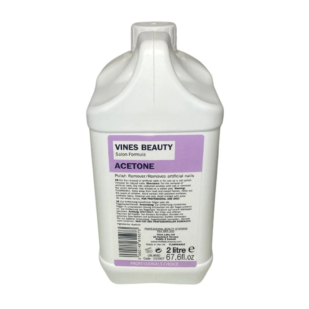 Vines Beauty Acetone Polish Remover 2L
