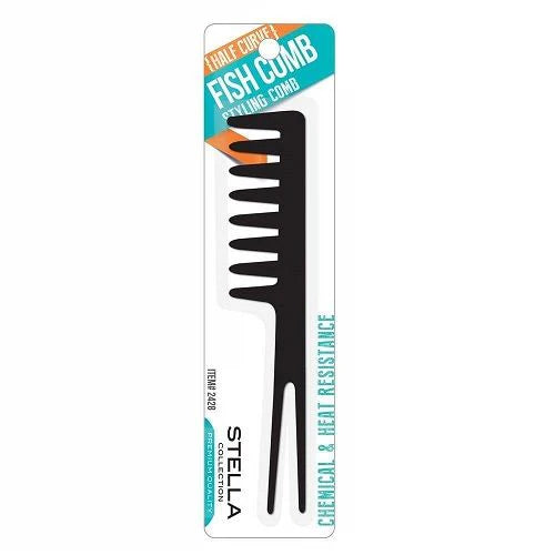Stella Collection Half Curve Fish Comb - 2418