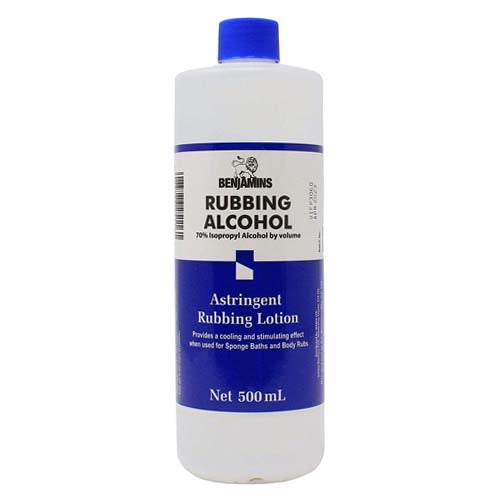 Benjamins Rubbing  Alcohol White 500ml