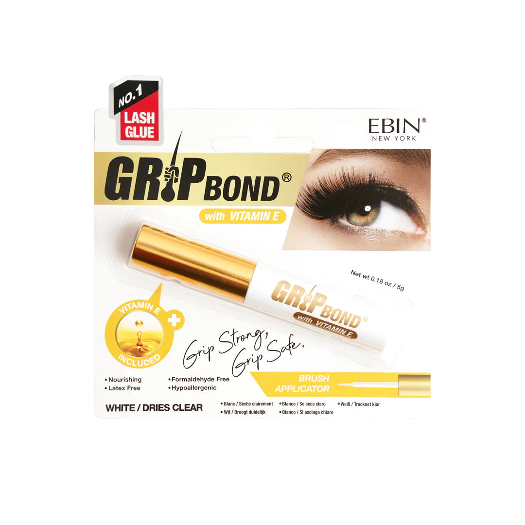 EBIN Grip Bond Eyelash Glue - Vitamin E White 5g