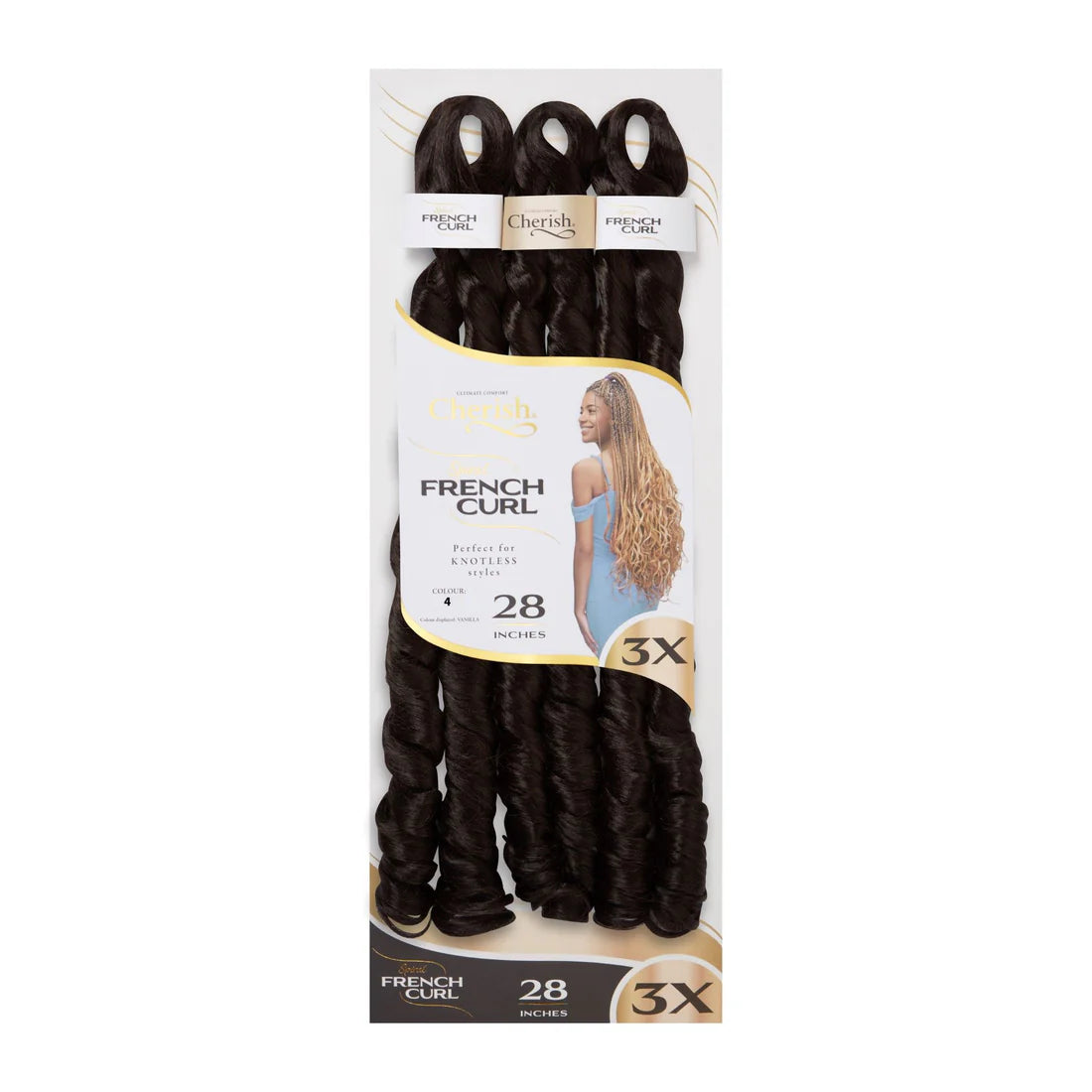 Cherish 3X Spiral French Curl Bulk 28in
