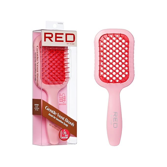 Red by Kiss Gentle Vent Brush Pink HH236