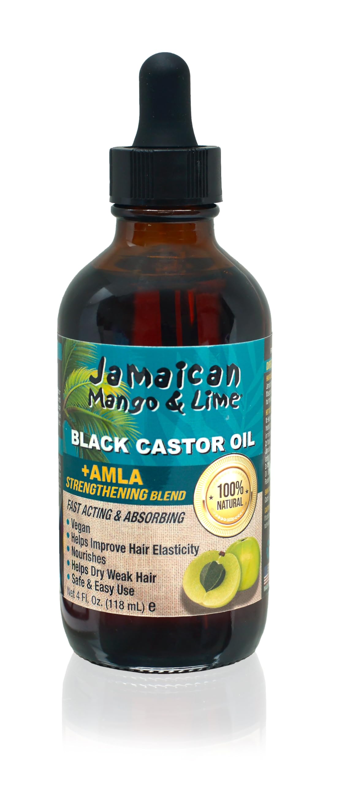 Jamaican Mango and Lime Black Castor Oil Amla 4oz