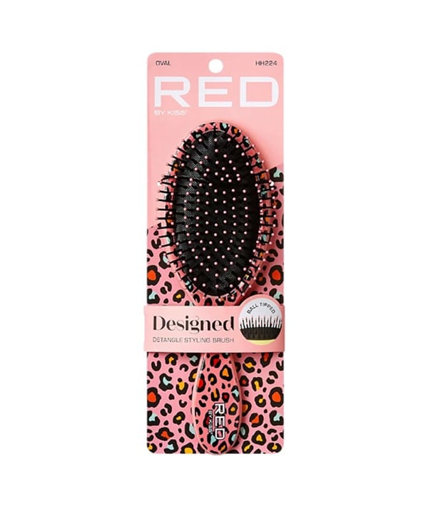 Red by Kiss Designed Detangle Brush Oval HH224