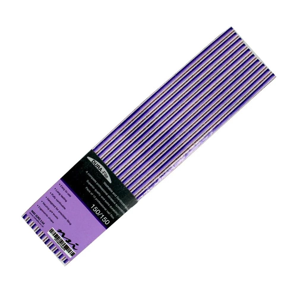 NSI Dura File 150/150 Grit Purple (Pack 10)
