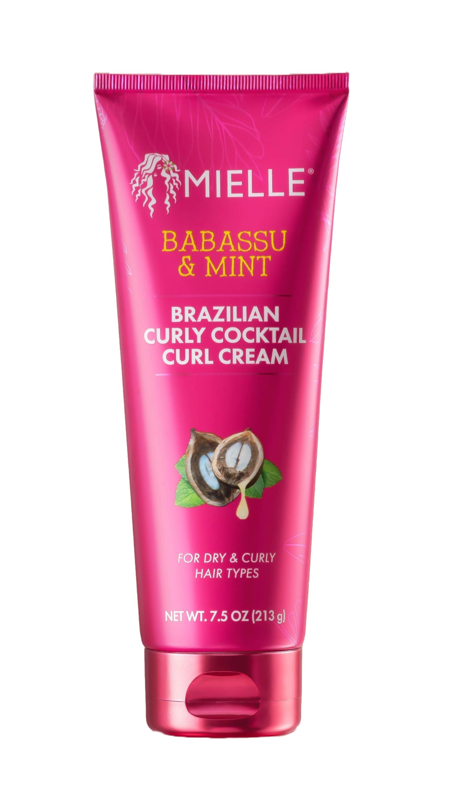 Mielle Babassu and Mint Brazilian Curly Cocktail Curl Cream 7.5oz