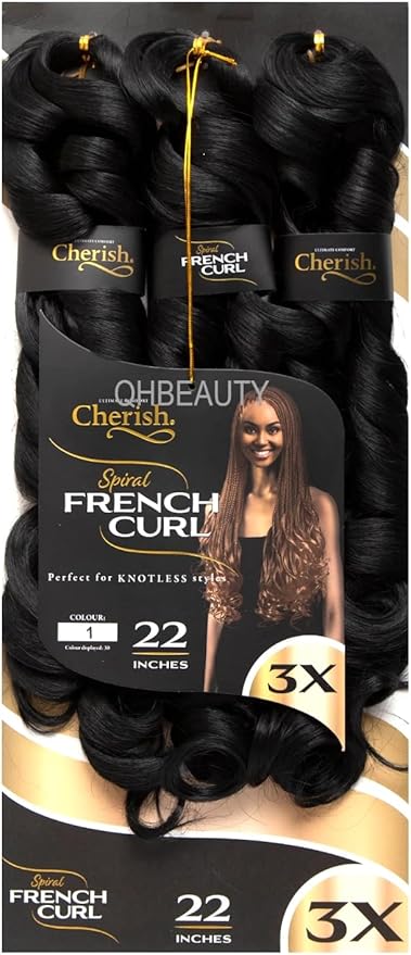 Cherish 3X Spiral French Curl Bulk 22in