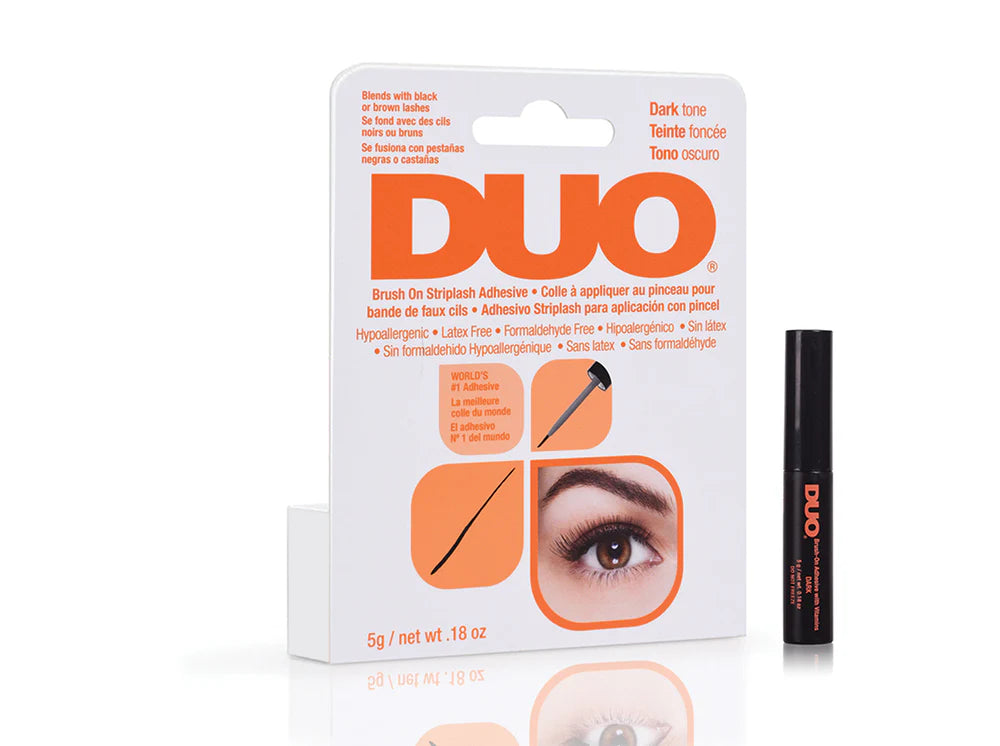 Duo Brush on Striplash Adhesive - Dark Tone 5ml