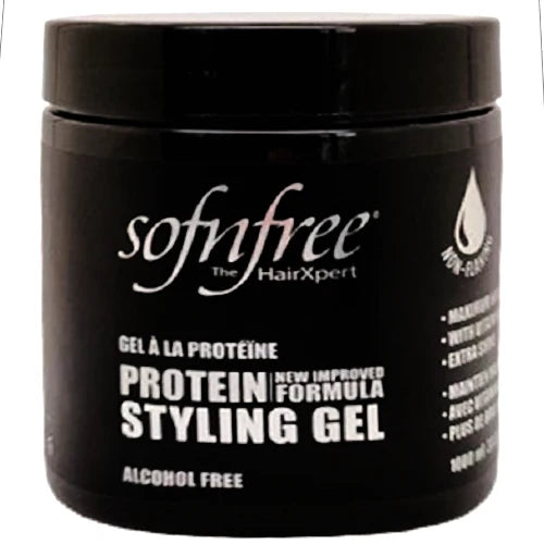 Sof n Free Protein Styling Gel Black 1000ml