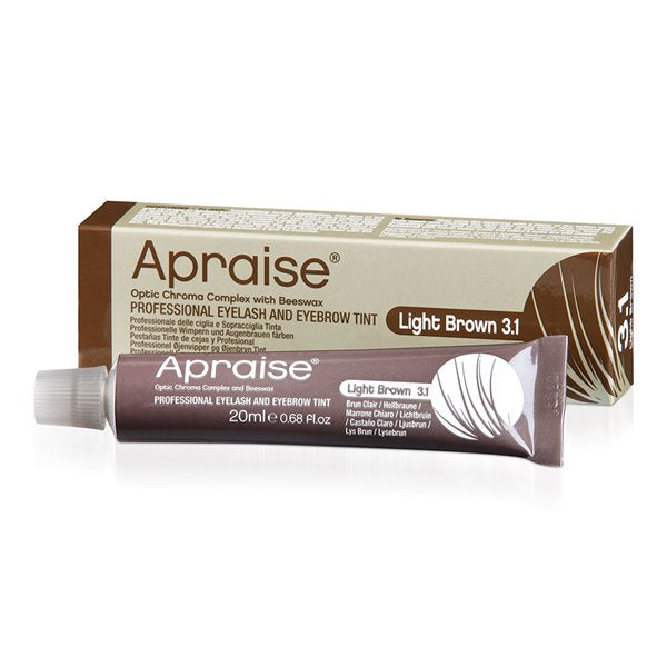Apraise Professional Eyelesh and Eyebrow Tint - Light Brown 20ml