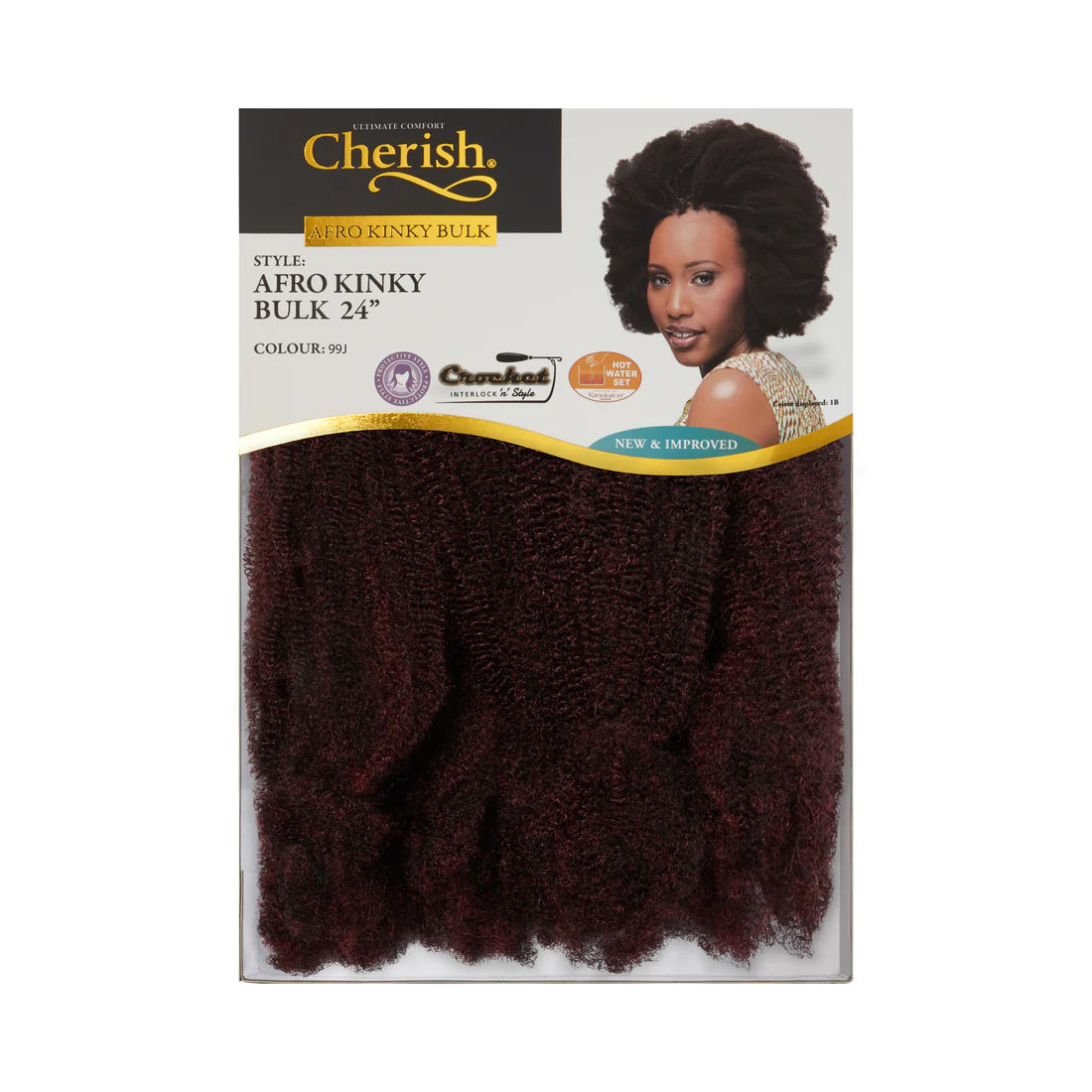 Cherish Afro Kinky Bulk 24in