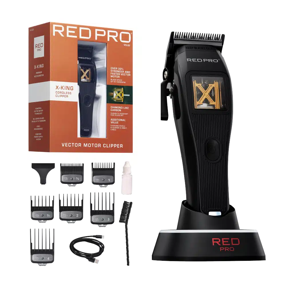 Red by Kiss Pro X-King Vector Cordless Clipper Gold VCL01